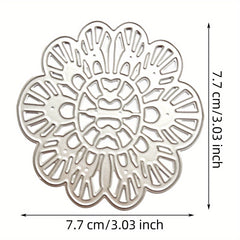3D Guitar Paper Art Embossing Template DIY Scrapbook Album Decoration