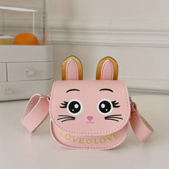 Cartoon Cat Coin Purse Wallet Princess Crossbody Bag For Girls