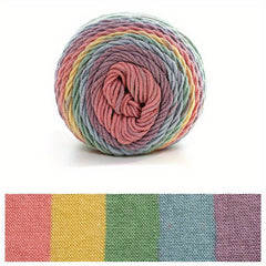 Milk Cotton Rainbow Yarn for DIY Knitting Crocheting Soft Comfortable