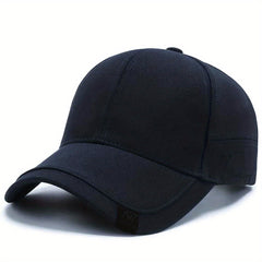 Men's Outdoor Solid Baseball Cap Casual Sunscreen Peaked Hat