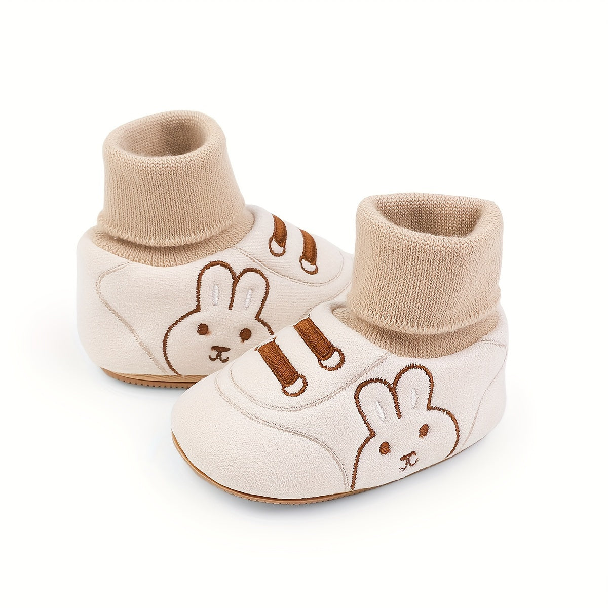 Rabbit Comfort Boots for Baby Girls Soft Warm Fleece Winter Boots