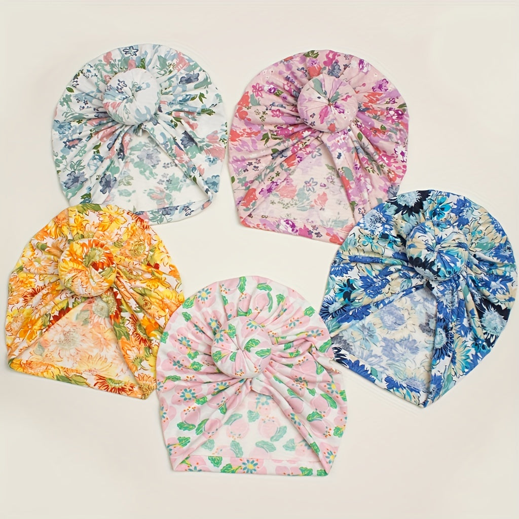 Girls' Donut Printed Pullover Hat for Autumn/Winter