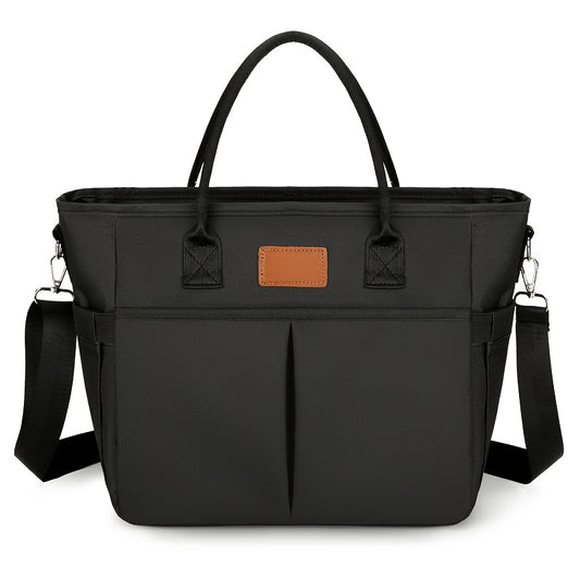 Large Capacity Insulated Lunch Tote with Mesh Pocket