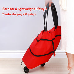 Portable Supermarket Shopping Carts - Small Handcart for Seniors