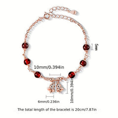 Christmas Bell Pendant Bracelet for Girls Kids