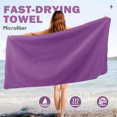 Microfiber Travel Towel for Camping Beach BackpackingHiking