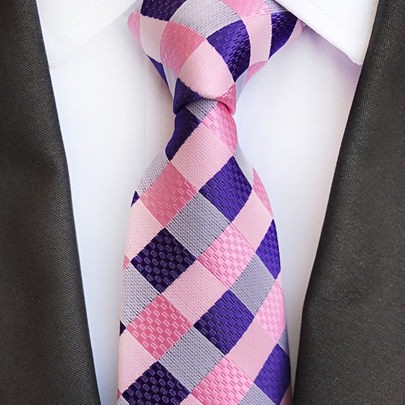 Men's Classic Necktie Patterned Tie Striped Party Wedding Tie
