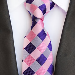 Men's Classic Necktie Patterned Tie Striped Party Wedding Tie