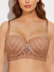 Floral Jacquard Soft Underwire Bra