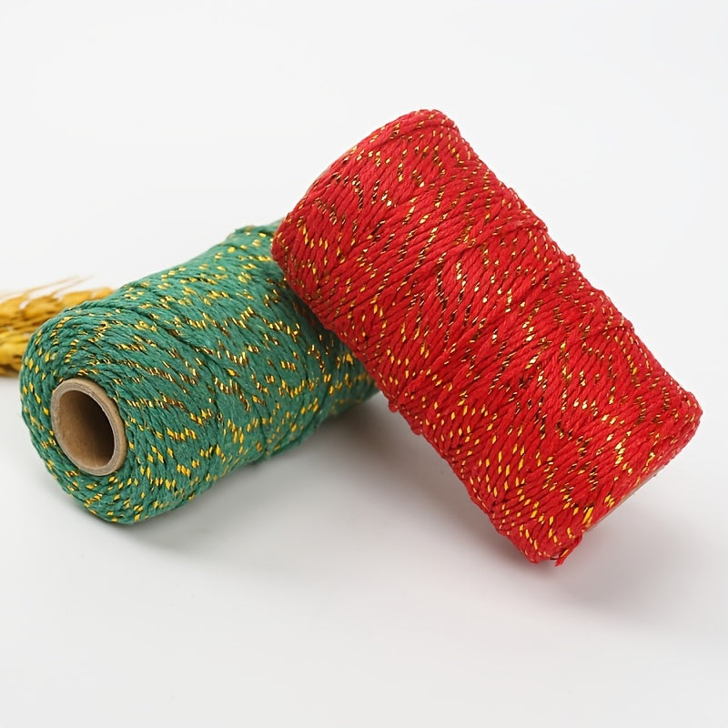 DIY Woven Two Tone Rope Fine Ribbons For Bouquets Flower Wrapping