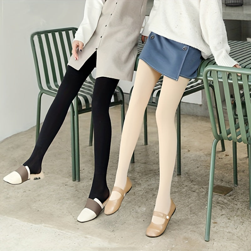 Plush Lined Tights High Waist Thermal Leggings Women's Stockings