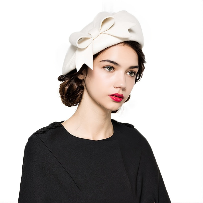 French Style Wool Beret Cap for Women
