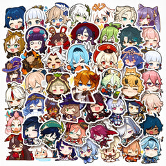 50pcs Waterproof Stickers for Phone Case Luggage Water Cup