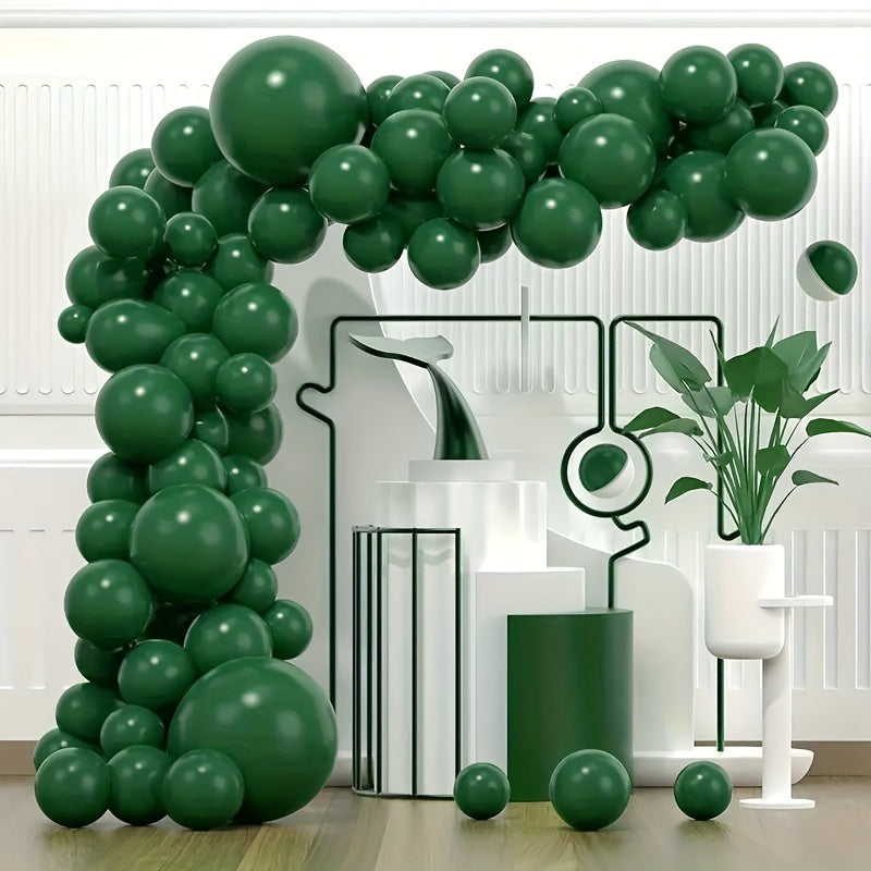 50 Dark Green Balloons 10 Inch Party Balloon Garland Holiday Birthday Supplies
