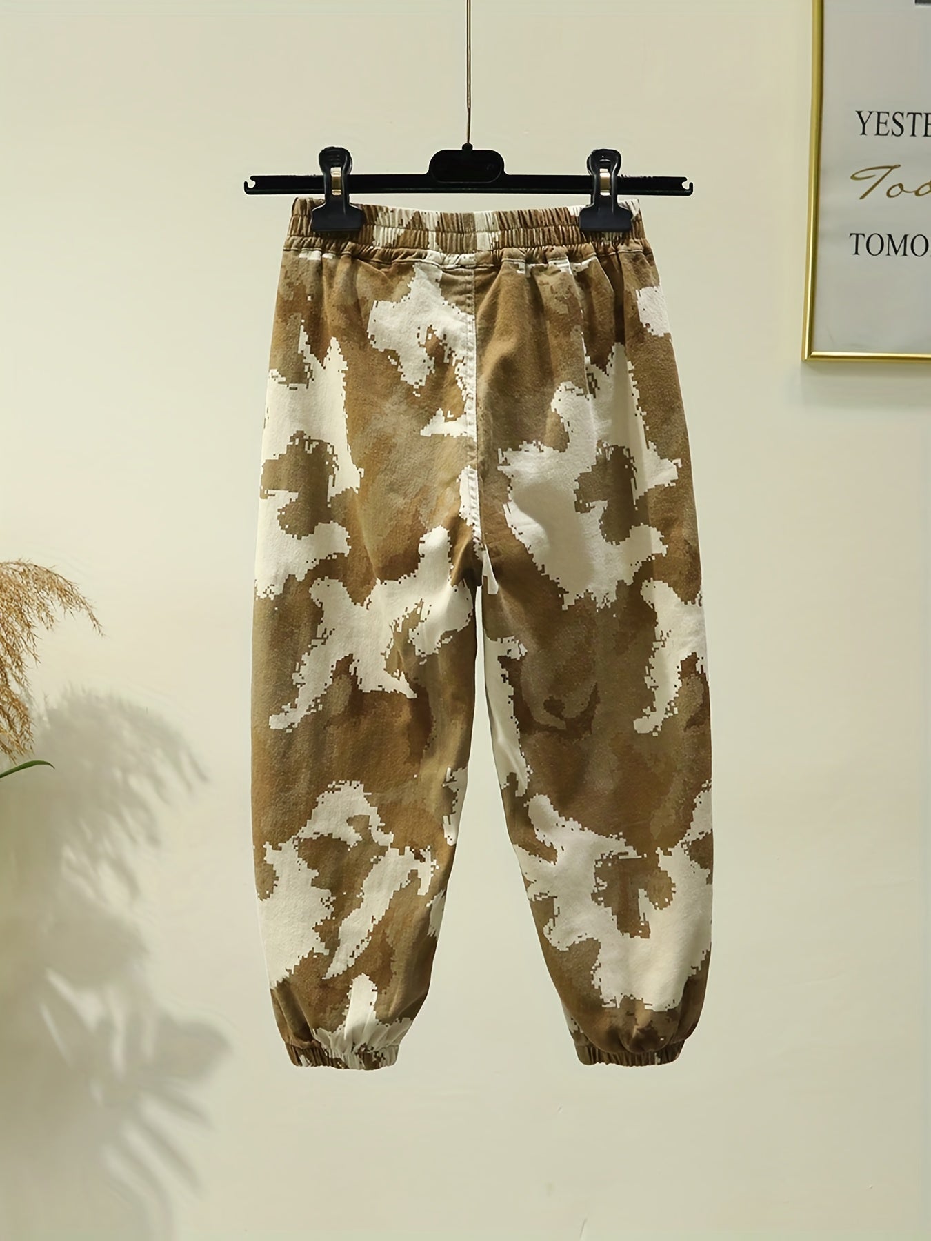Boys Camo Long Pants for Spring/Autumn