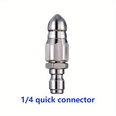 High Pressure Cleaner Drain Sewer Spraying Quick Plug Drain Hose