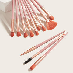 12pcs Eye Makeup Brushes Set with Carrying Bag