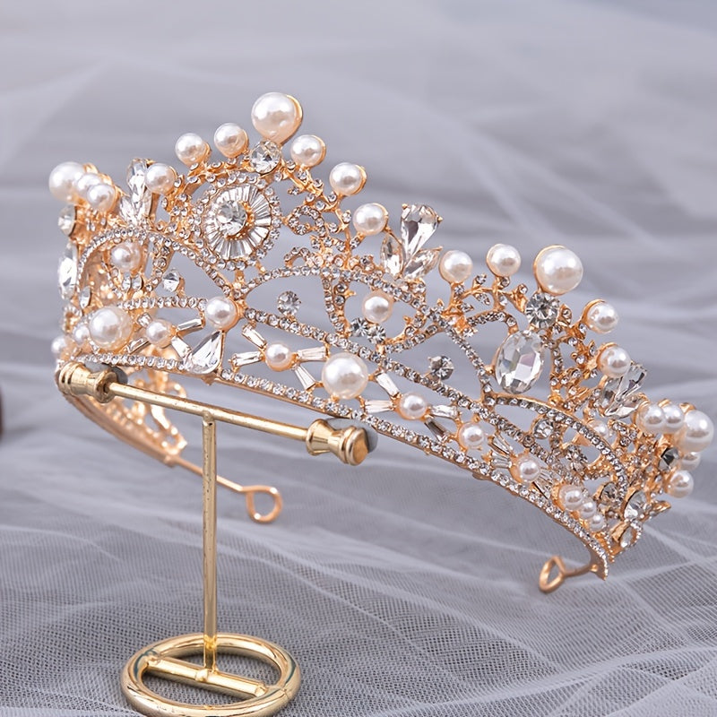 Rhinestone Crown Hairband Bridal Wedding Tiara