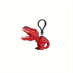 Dinosaur Retractable Spring Clip Toy Keychain