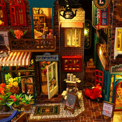 3D Puzzle Dollhouse Mini Doll House DIY Kit with Furniture Wooden