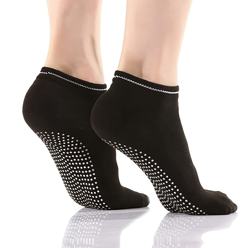 Breathable Non-Slip Yoga Ankle Socks for Women