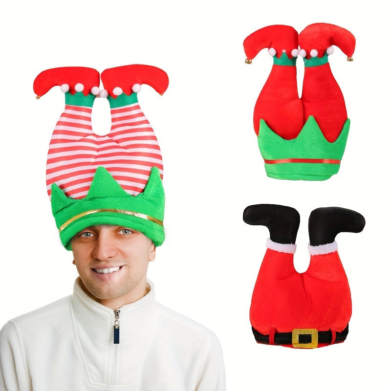 Creative Elf Pants Leg Hat Christmas Halloween Thanksgiving Gift