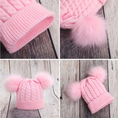 Kids Winter Sports Knitted Hat Warm Beanie
