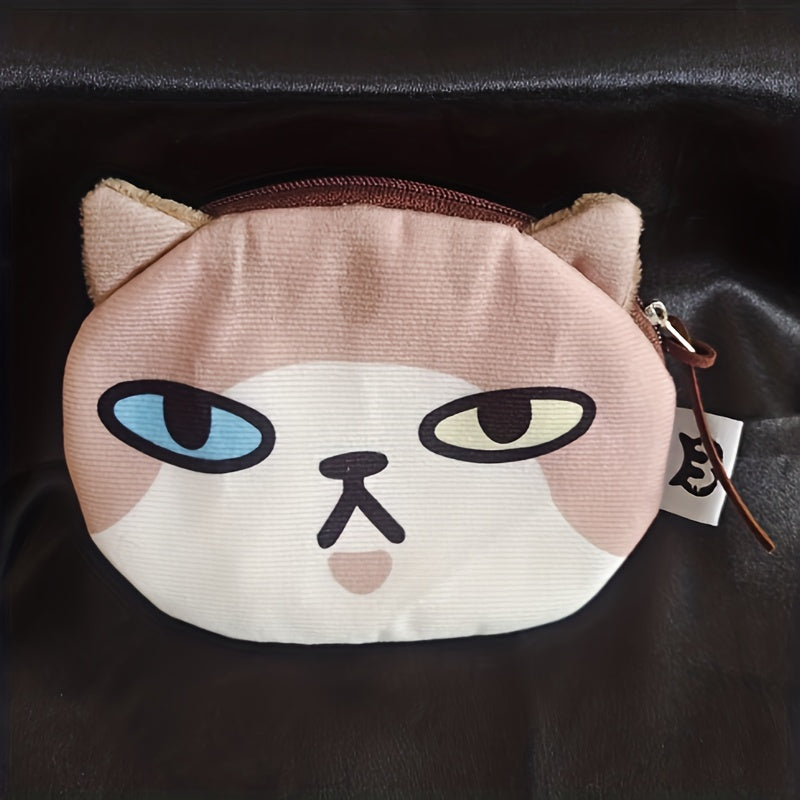 Cartoon Cat Coin Purse Storage Bag for Girls