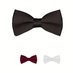 Adjustable Satin Tuxedo Bow Tie for Men