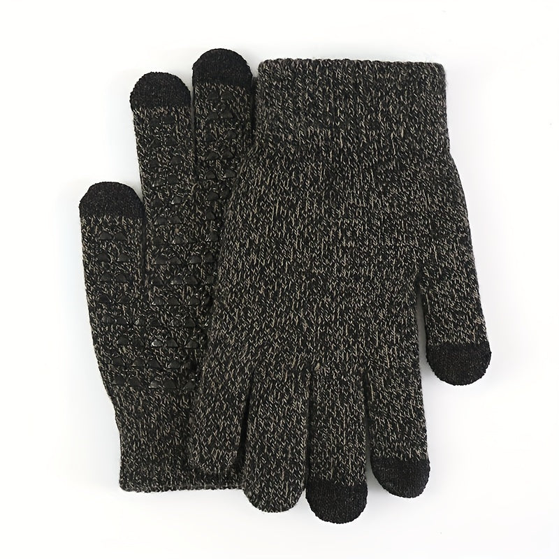 Winter Warm Windproof Gloves Plus Velvet Touch Screen Gloves