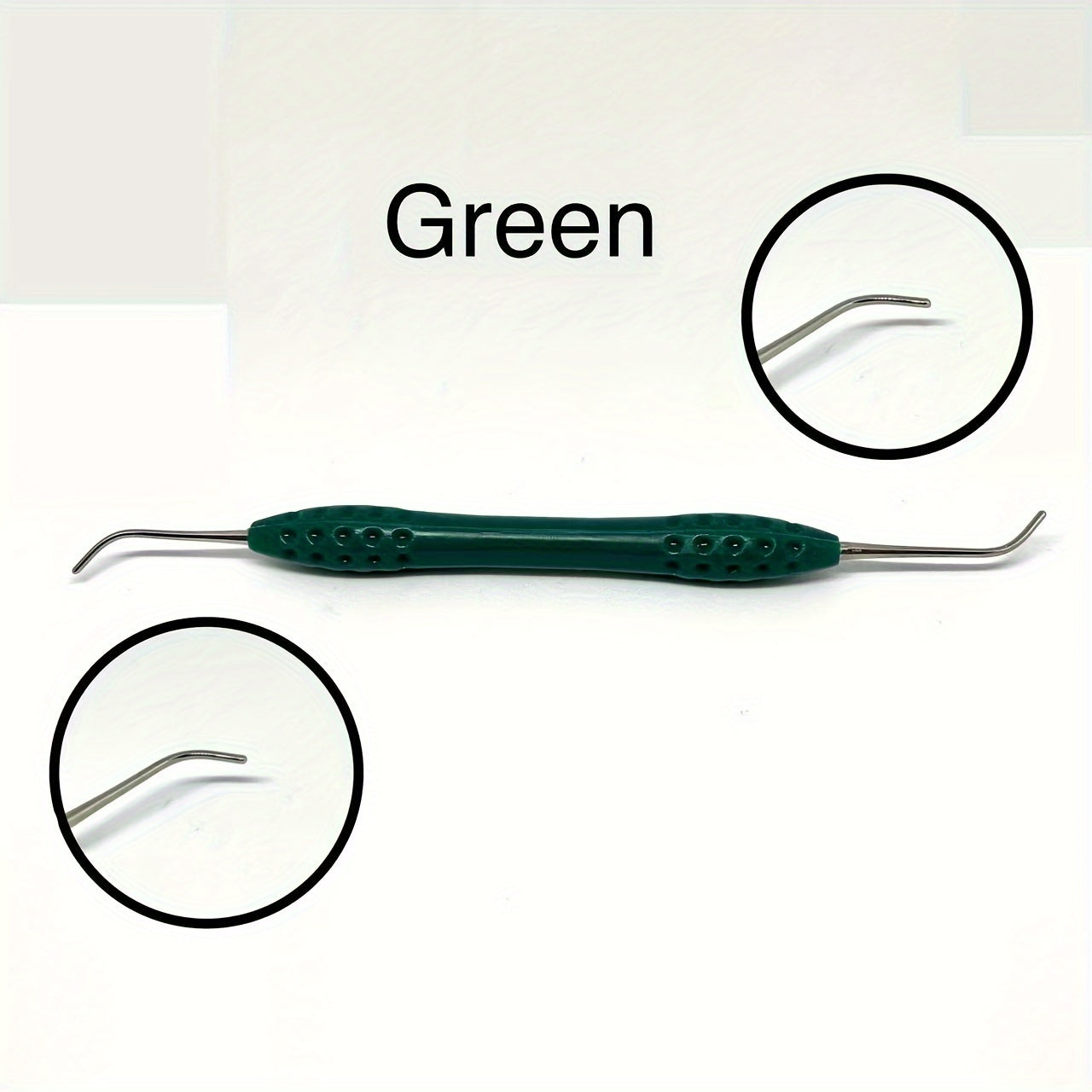 7pcs Dental Composite Filling Tools Kit Silicone Handles Stainless Steel