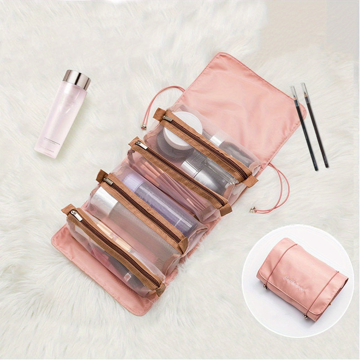 Large Capacity Portable Waterproof Toiletry Bag