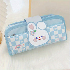 Large Capacity Detachable Pencil Case Cartoon Animal Design for Children