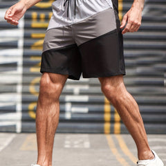 Men's Loose Shorts Quick Dry Block Sport Lightweight Athletic Shorts