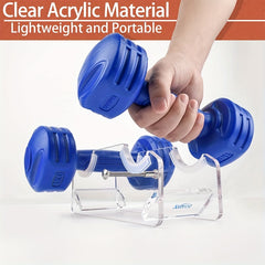 Acrylic Dumbbell Stand Fitness Equipment Small Dumbbell Storage Rack