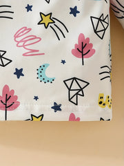Baby Girls' Star And Moon Print Sweatshirt