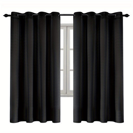 Blackout Velvet Curtains for Bedroom Living Room Soft Grommet Top