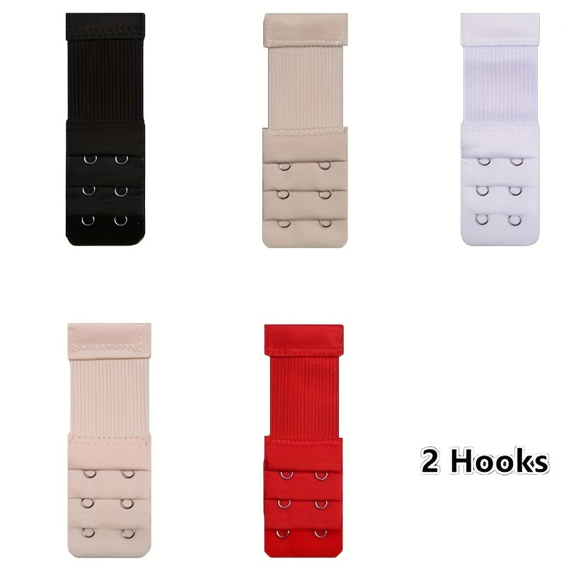 5pcs Bra Strap Extenders Comfortable Adjustable Bra Band for Braless Look