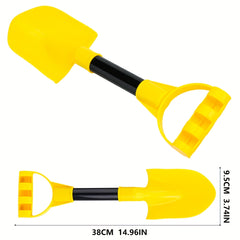 Yellow Kids Beach & Snow Shovel Durable Thick Plastic Outdoor Toy