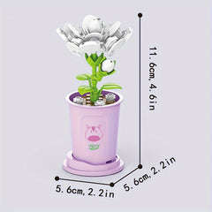 Flower Building Block Toys Jasmine & Hyacinth Model Gift