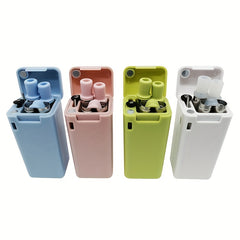 Foldable Stainless Steel Straw with Silicone Inner Travel Set