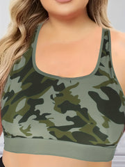 Women's Camo Racer Back Sports Bra