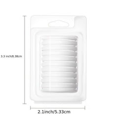 10 pcs Waterproof Eyelash Jelly Strips Long Lasting Transparent