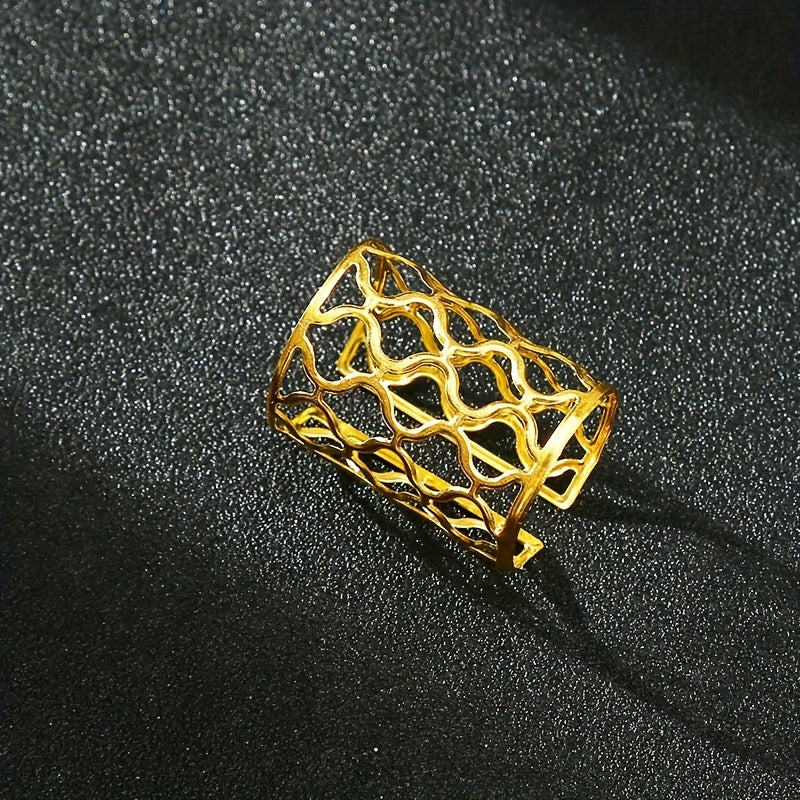 Men's Hollow Golden Bow Tie Buckle Collar Accessory