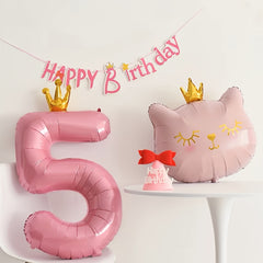 Smile Daisy Balloon Happy Birthday Party Decor
