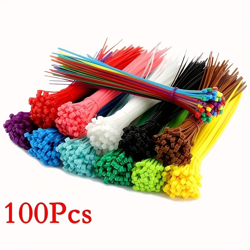 100pcs Self Locking Cable Ties Insulation Small Business