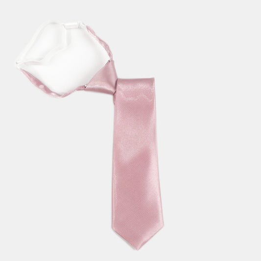 Pink Glitter Necktie Casual Tie Pre tied Shirt Tie For Women