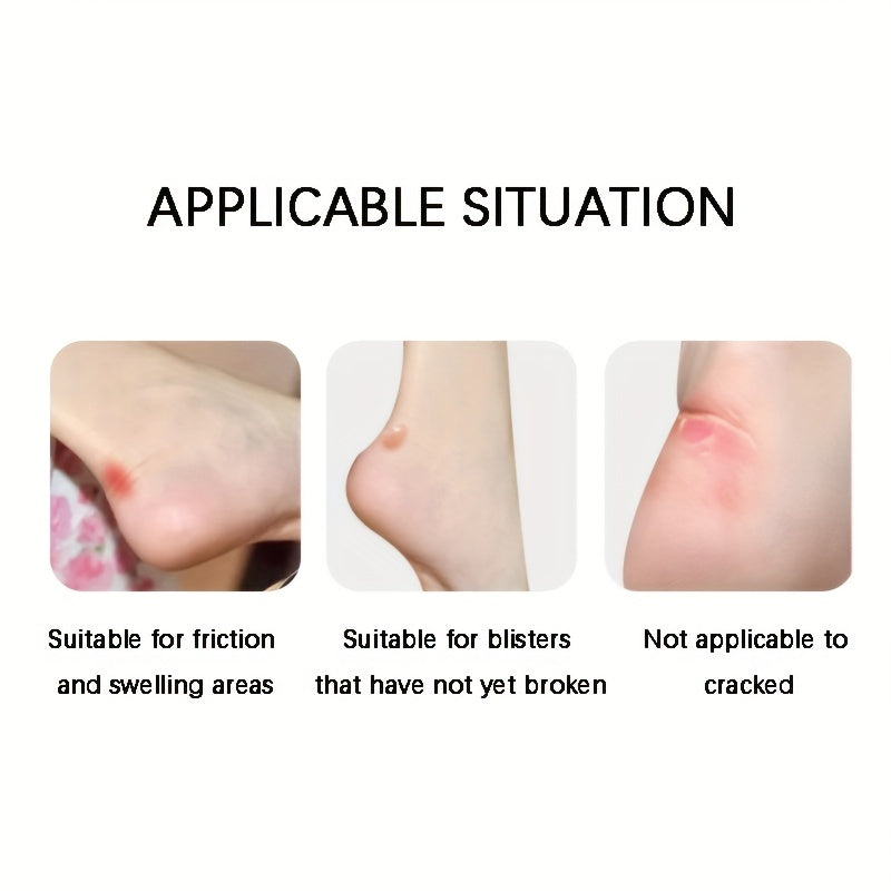 Invisible Silicone Foot Stickers Waterproof Anti-slip Protection for Shoes