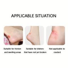 Invisible Silicone Foot Stickers Waterproof Anti-slip Protection for Shoes
