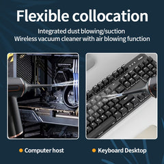 Wireless Car Vacuum Cleaner High Power Dual Use USB Charging